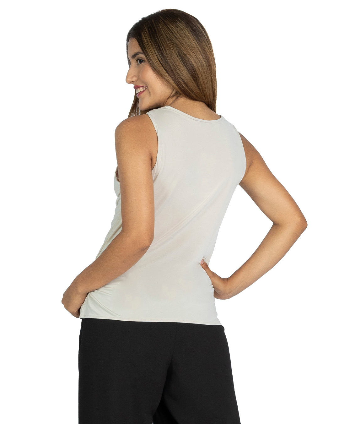 Blusa en Venecia Ari Beige
