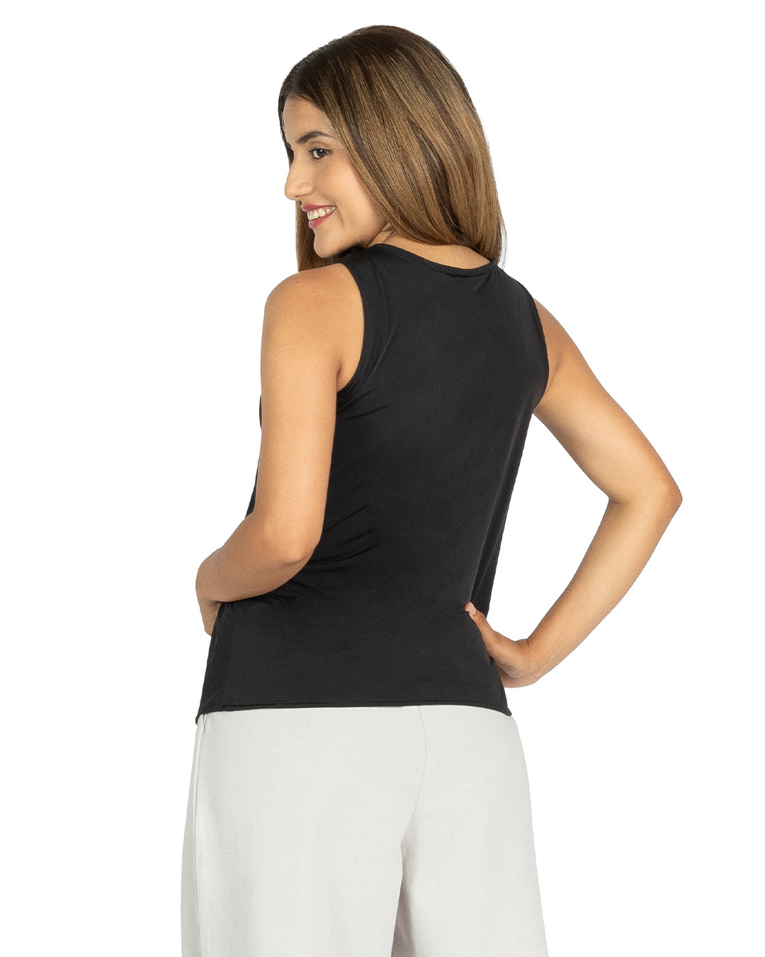 Blusa en Venecia Ari Negro