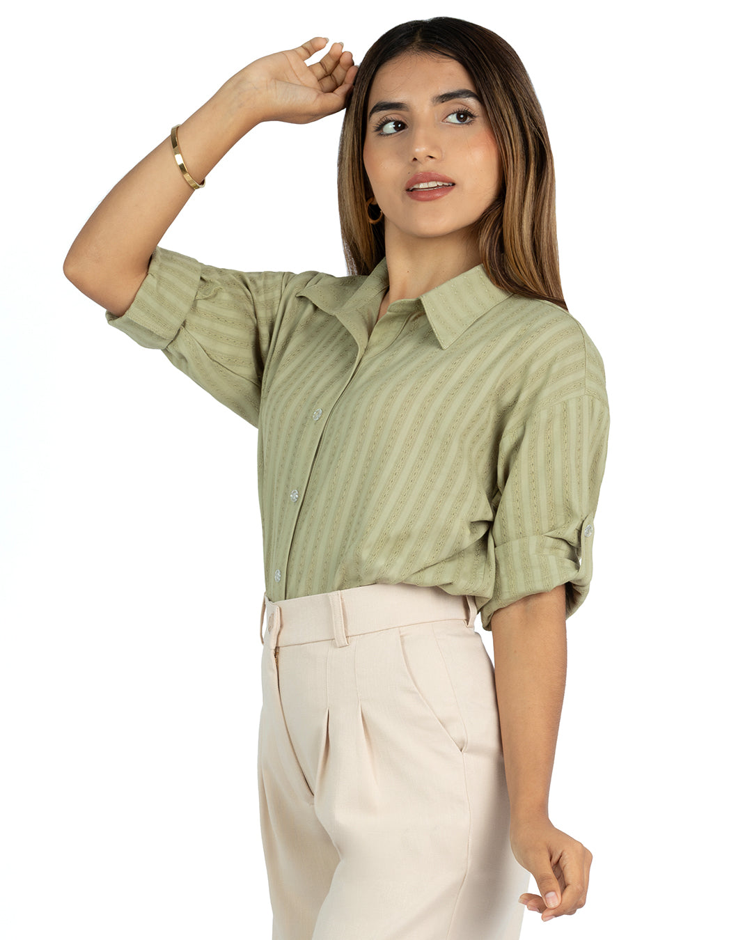 Camisa de Dobby Triana Olivo