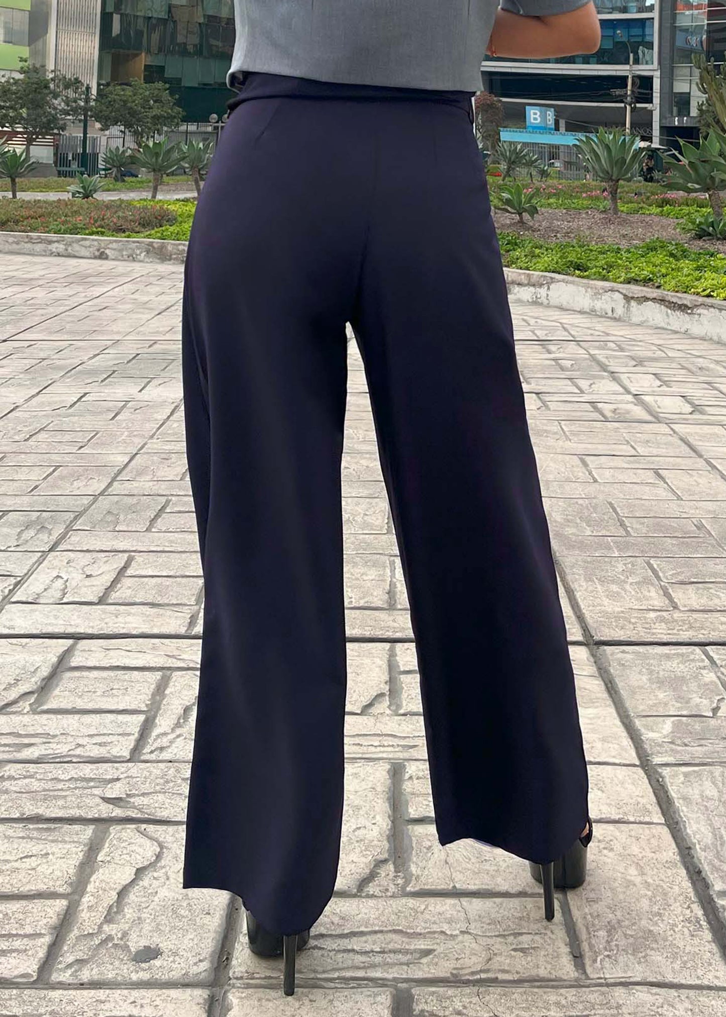 Pantalón Palazo en Catania Mia Azul