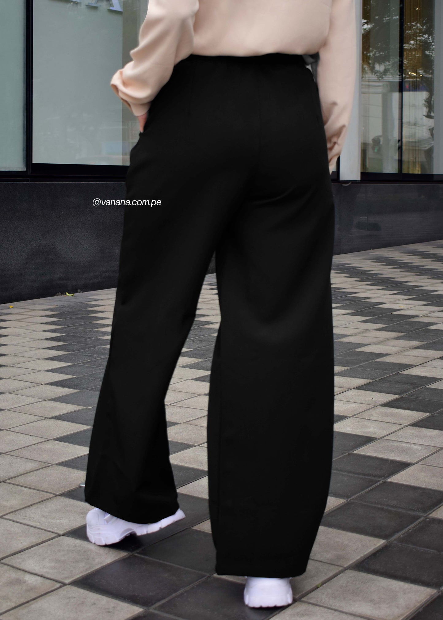 Pantalón Palazo en Catania Nayla Negro