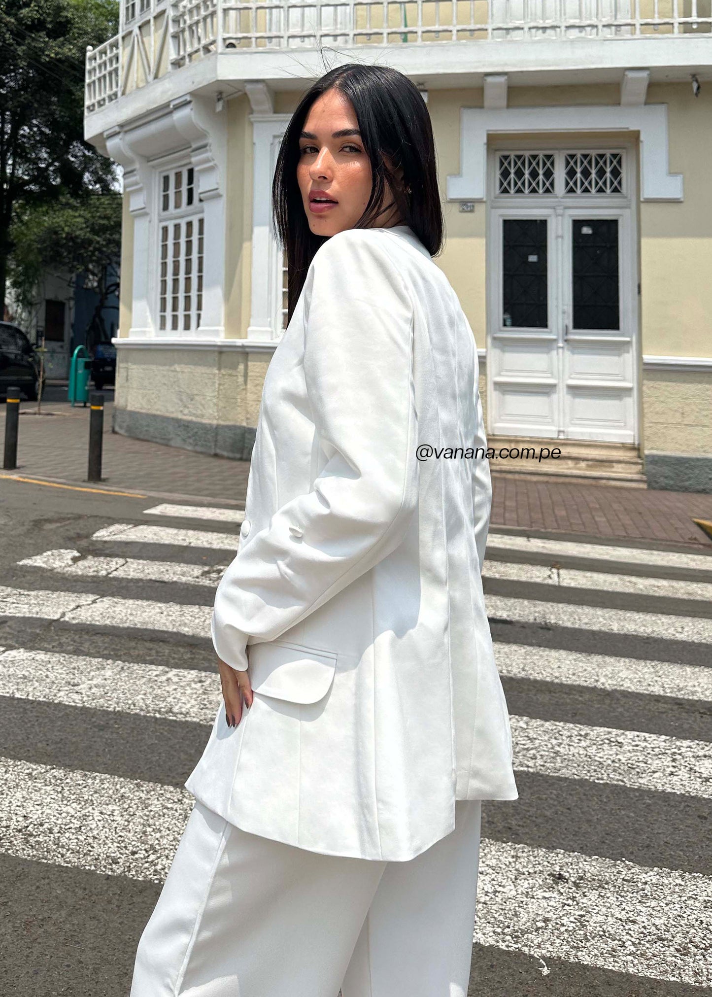 Blazer Mango Olivia Perla