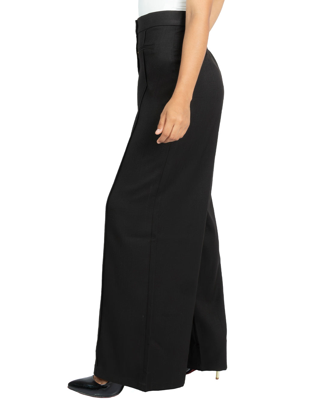 Pantalón en Lino Atenea Negro