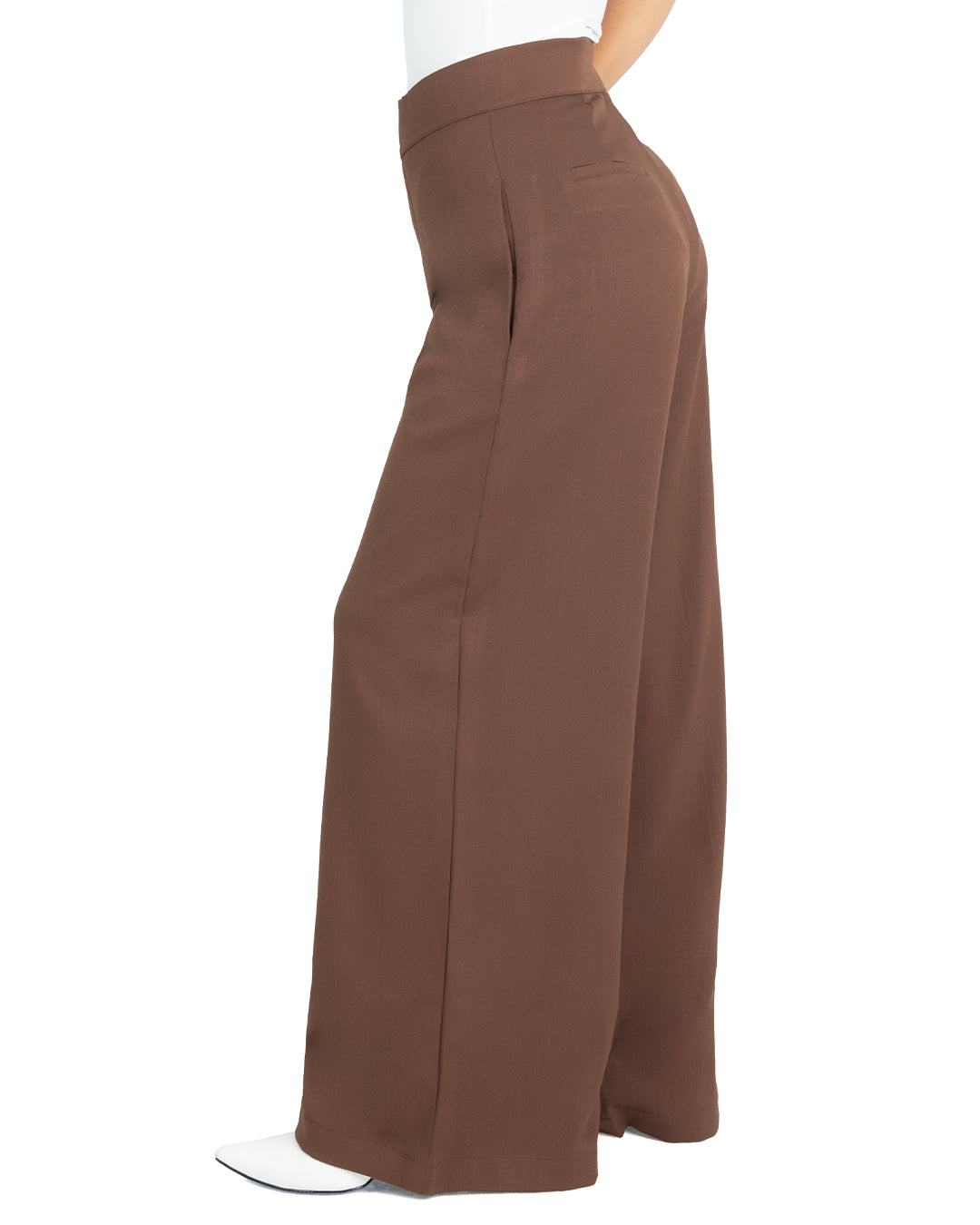 Pantalón en Lino Larisa Marrón