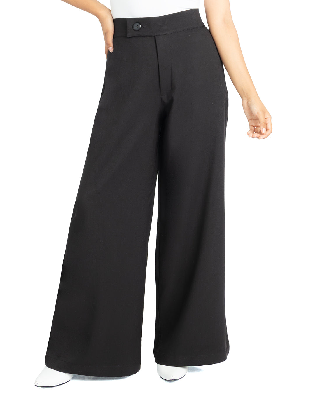 Pantalón en Lino Larisa Negro