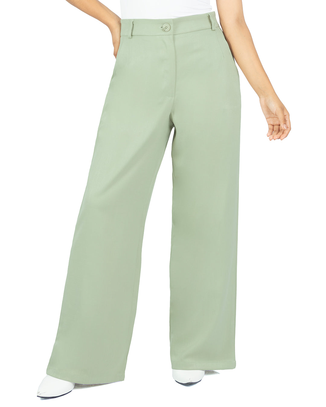 Pantalón en Lino Mia Verde
