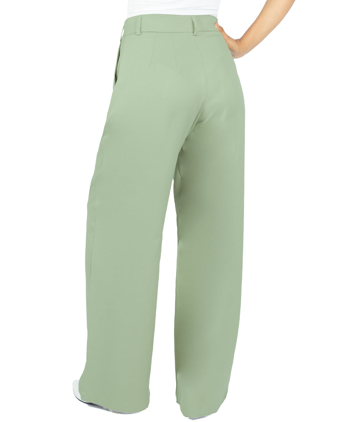Pantalón en Lino Mia Verde