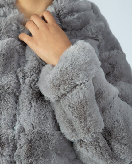 Casaca Crop  Peluche