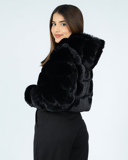 Casaca Crop  Peluche