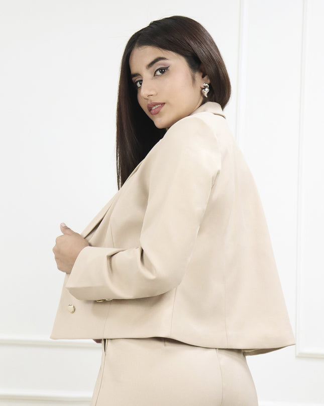 Blazer en Sisley Amira Beige