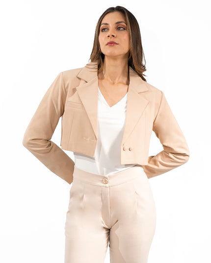 Blazer en Aura Amelia Beige