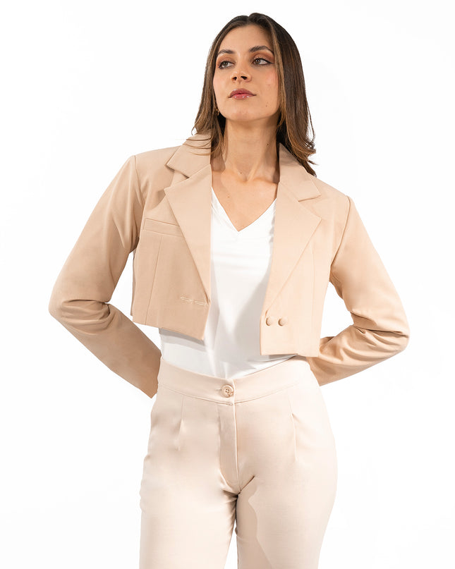 Blazer en Aura Amelia Beige