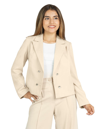 Blazer en Lino Amira Beige