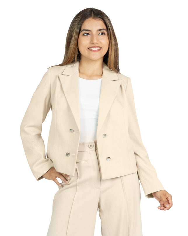 Blazer en Lino Amira Beige