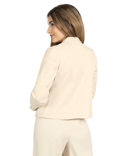 Blazer en Lino Amira Beige