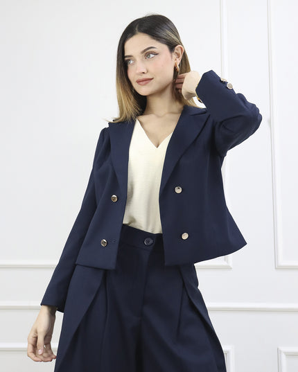 Blazer en Sisley Amira Azul Marino
