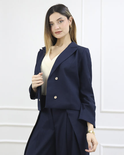 Blazer en Sisley Amira Azul Marino