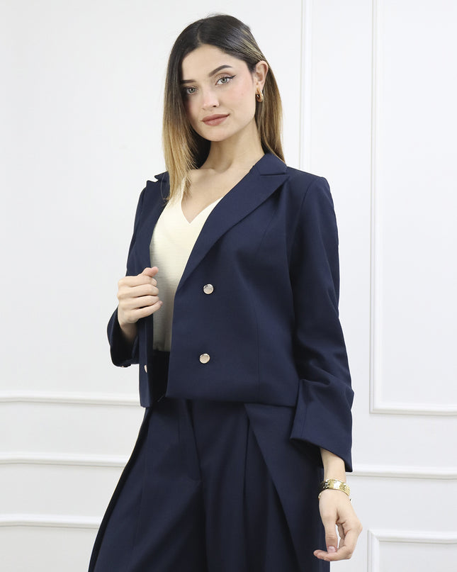 Blazer en Sisley Amira Azul Marino