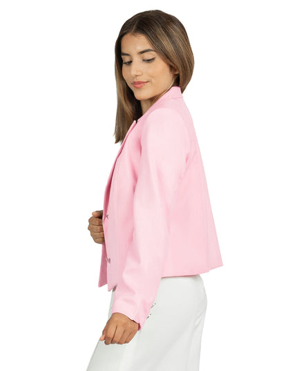 Blazer en Lino Amira Rosa