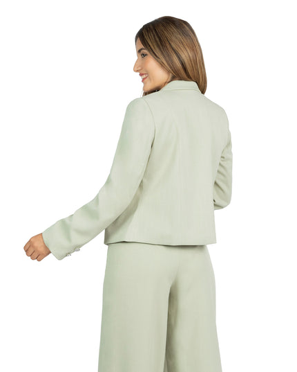 Blazer en Lino Amira Verde