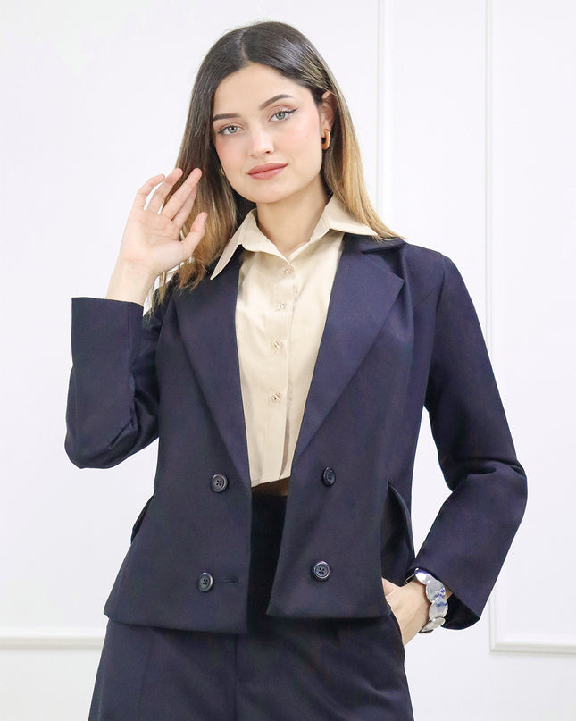 Blazer en Sisley Brisa Azul Marino