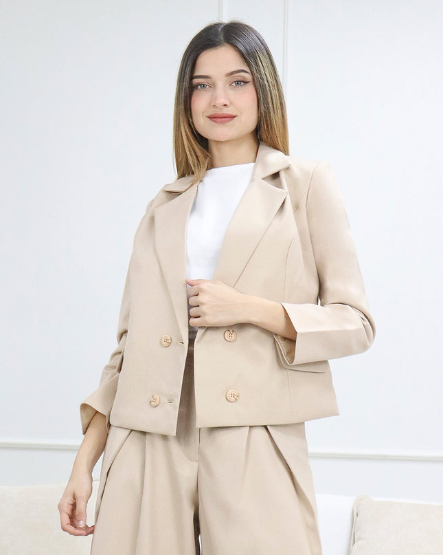 Blazer en Sisley Brisa Beige