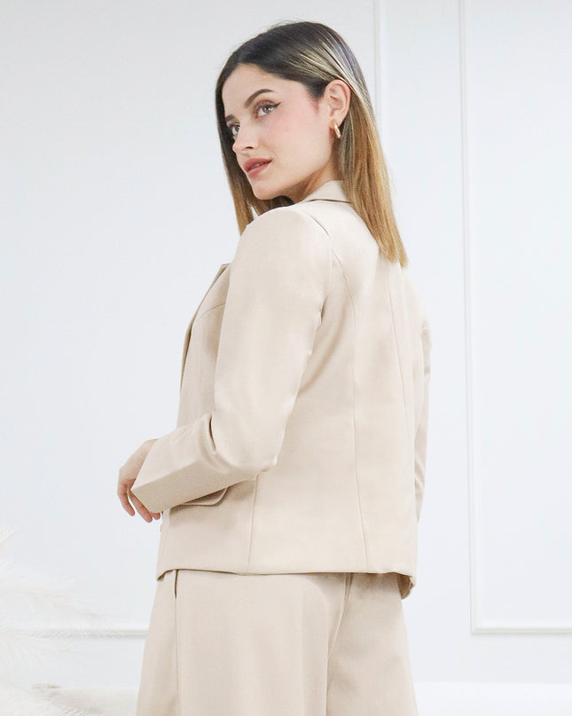 Blazer en Sisley Brisa Beige