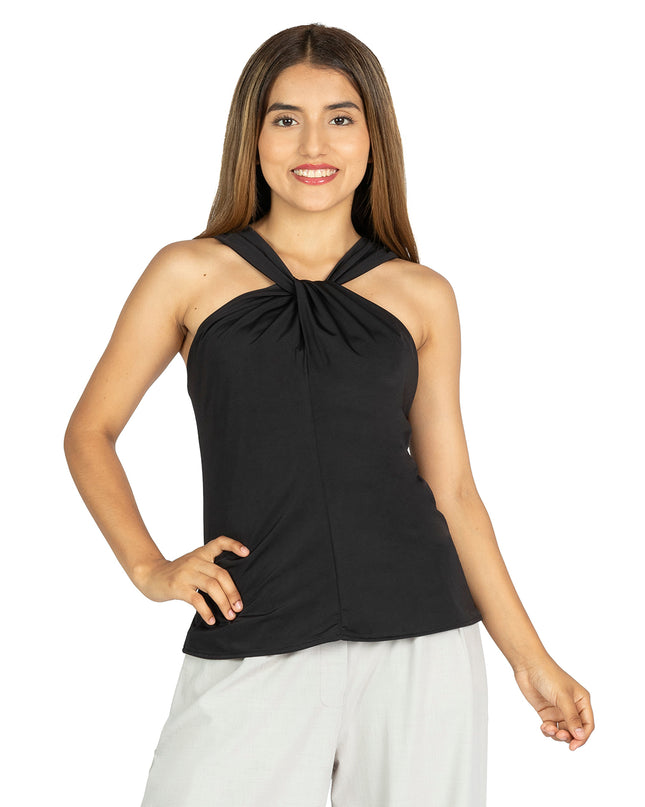 Blusa en Venecia Ari Negro