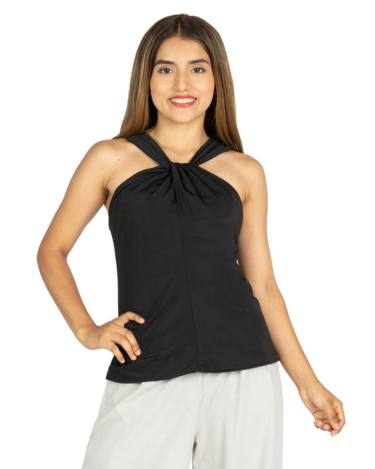 Blusa en Venecia Ari Negro