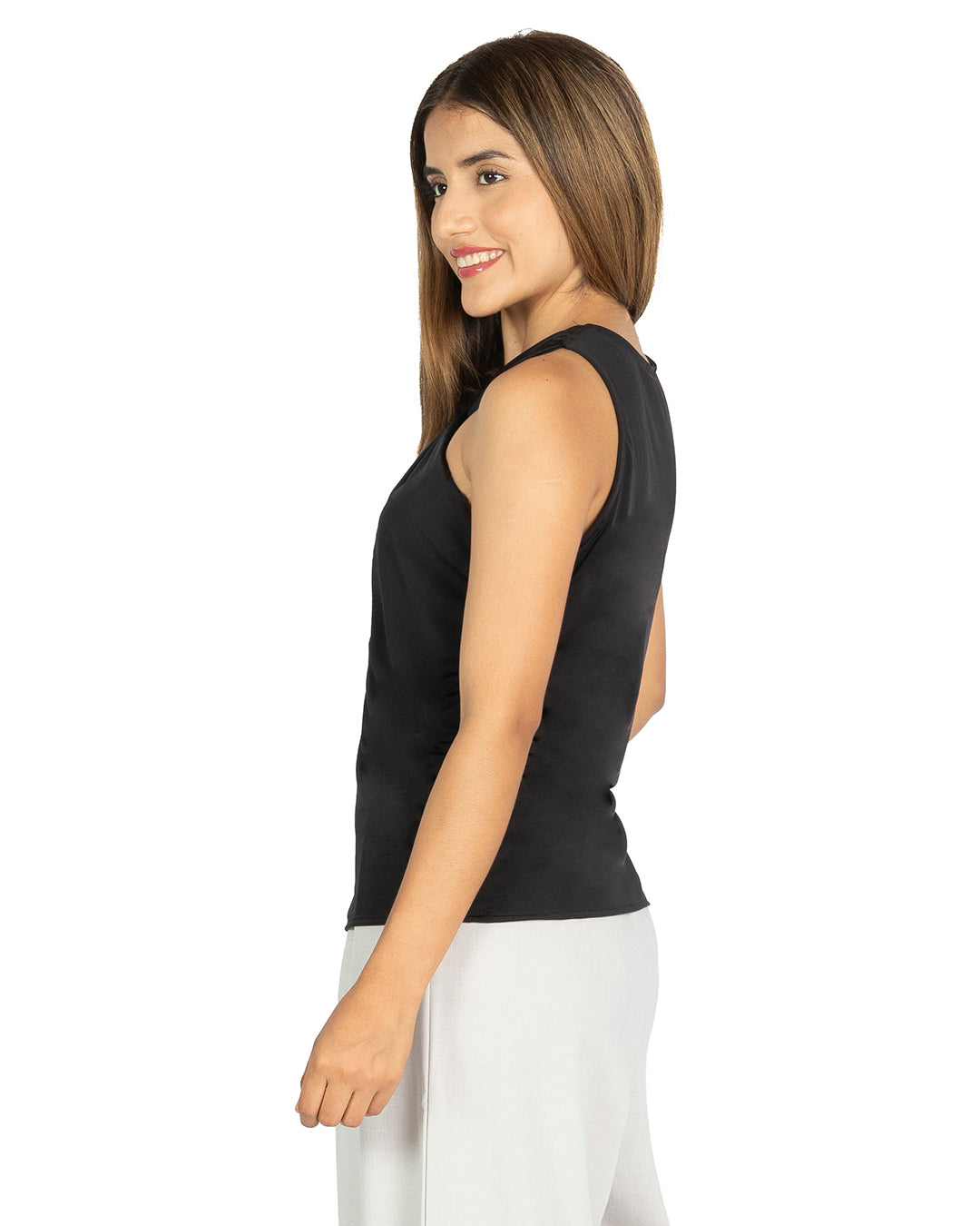 Blusa en Venecia Ari Negro