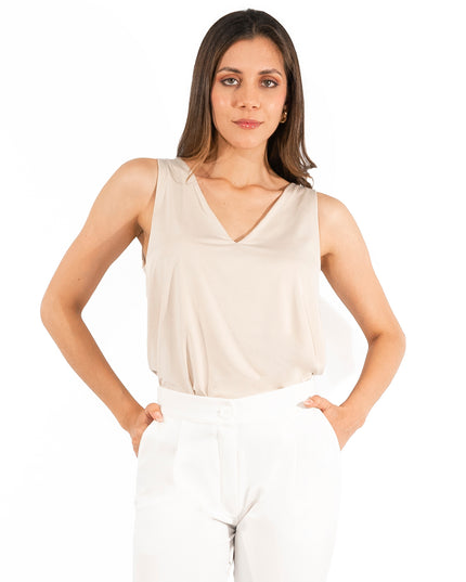 Blusa en Venecia Karen Beige