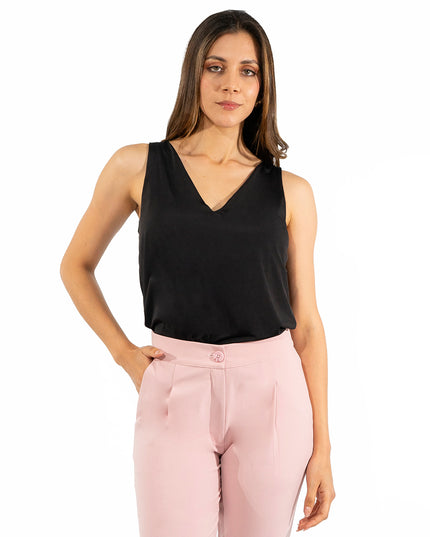 Blusa en Venecia Karen Negro