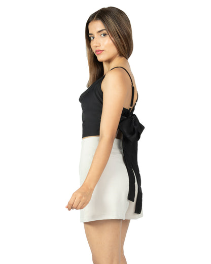 Blusa en Satín Karin Negro