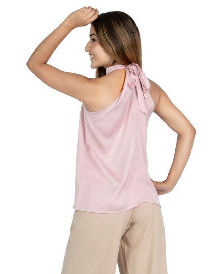 Blusa en Satín Katia Rosa