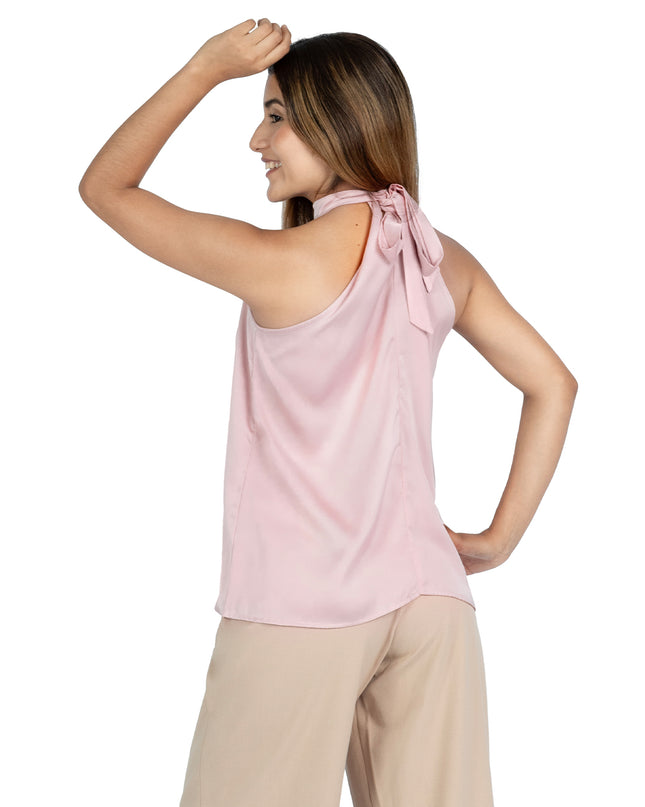 Blusa en Satín Katia Rosa