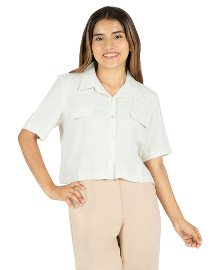 Camisa de Lino Paula Natural