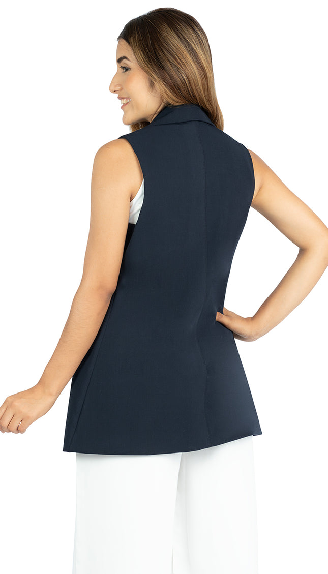 Chaleco Xiana en Klein, Azul Marino