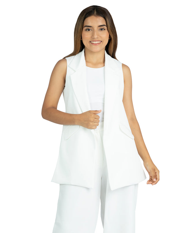 Chaleco en Klein Xiana Blanco