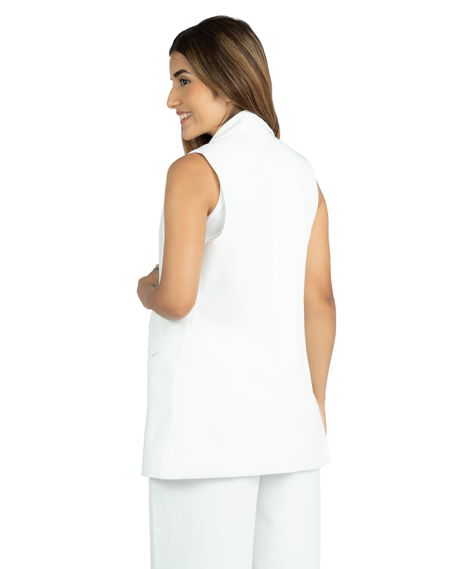 Chaleco en Klein Xiana Blanco