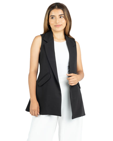 Chaleco en Klein Xiana Negro