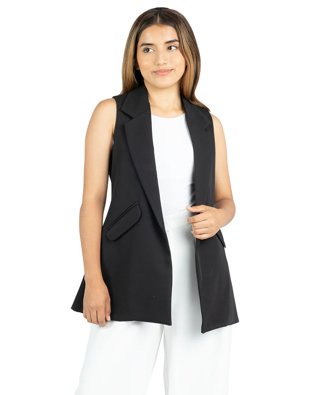Chaleco en Klein Xiana Negro