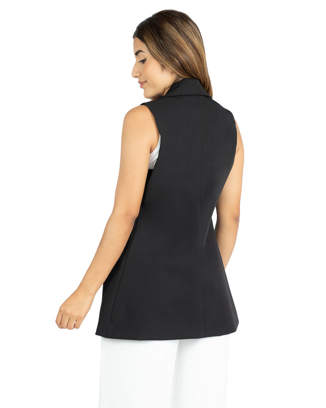 Chaleco en Klein Xiana Negro