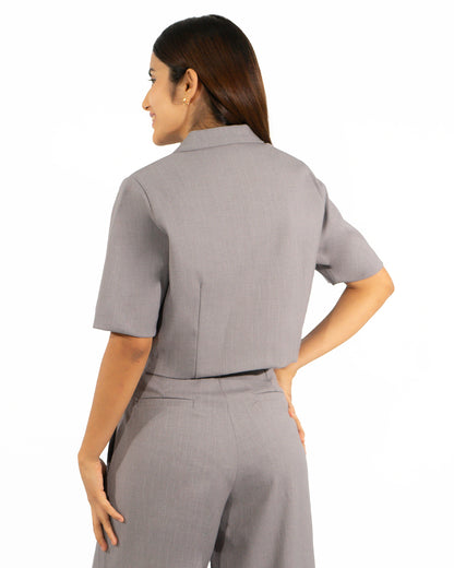 Chaqueta en Milano Lisa Gris