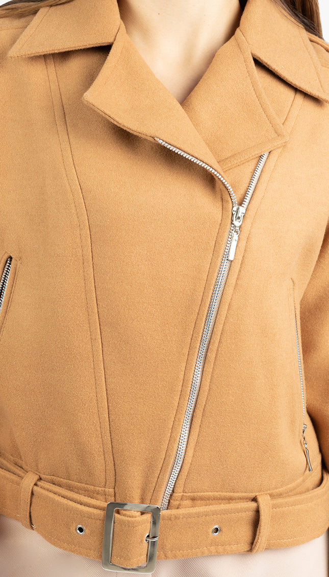 Chaqueta Sofia en Paño, Camel