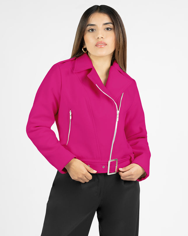 Chaqueta en Paño Sofia Fucsia
