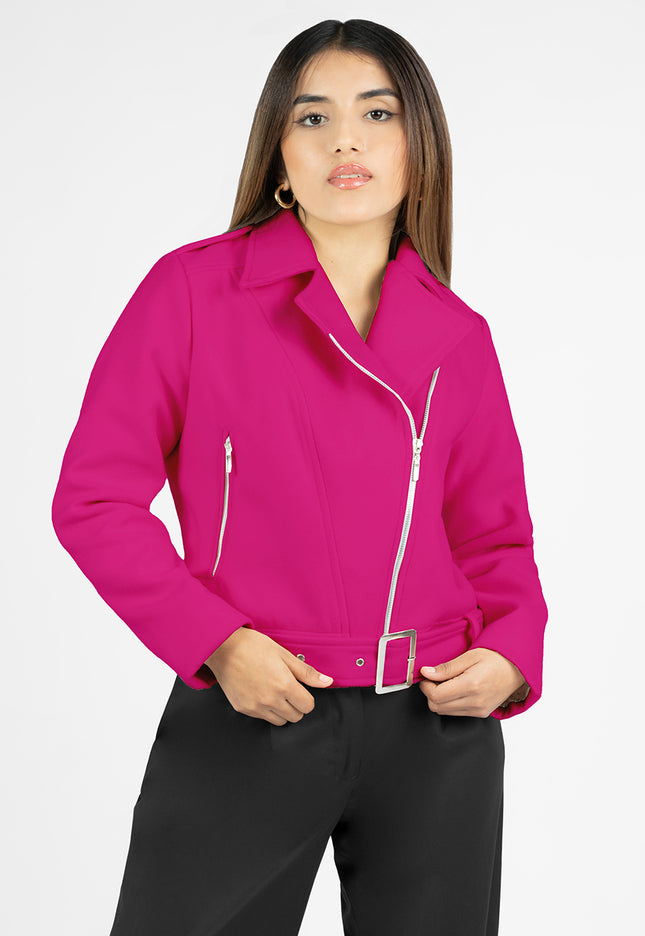 Chaqueta en Paño Sofia Fucsia