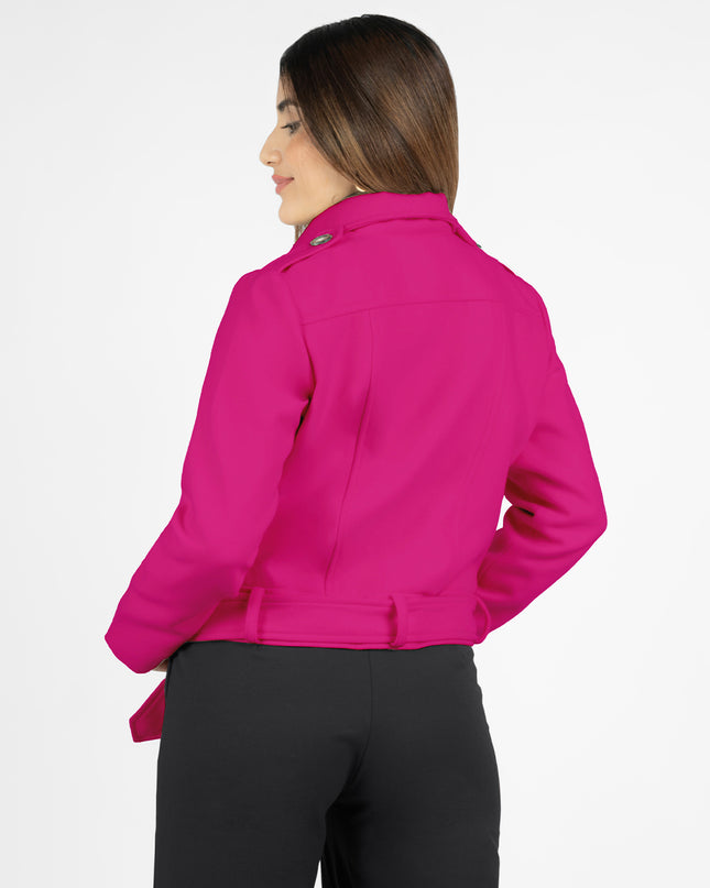 Chaqueta en Paño Sofia Fucsia