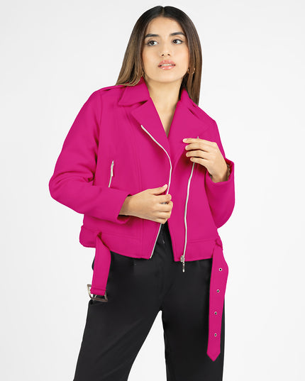 Chaqueta en Paño Sofia Fucsia
