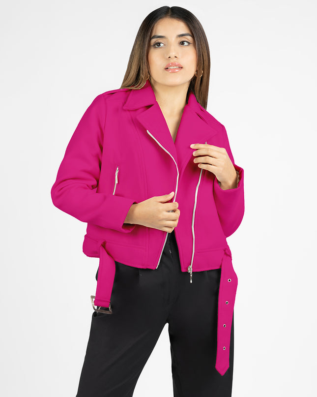 Chaqueta en Paño Sofia Fucsia
