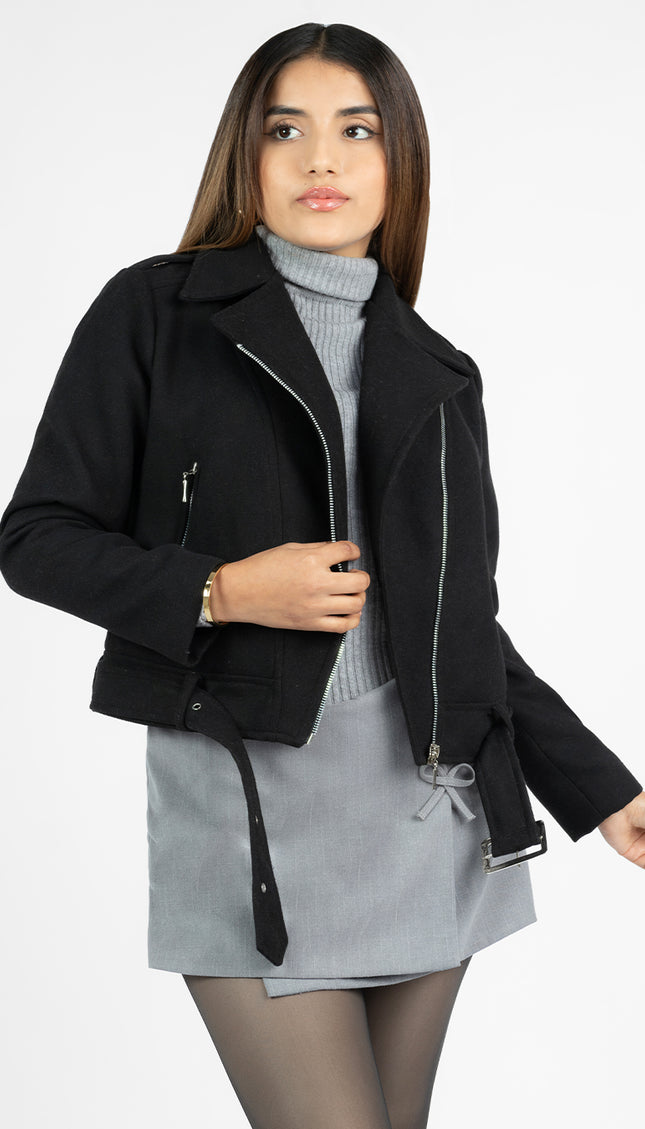 Chaqueta Sofia en Paño, Negro